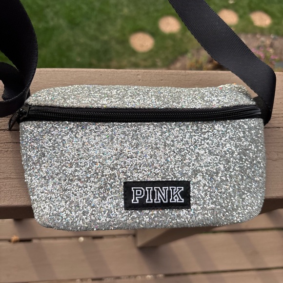 Silver Glitter Crossbody Bag - Picture 1 of 4
